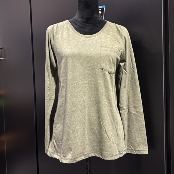 Dickies Temp IQ Performance,cooling temp, moisture wicking,pocket Tee,Olive - Picture 1 of 13